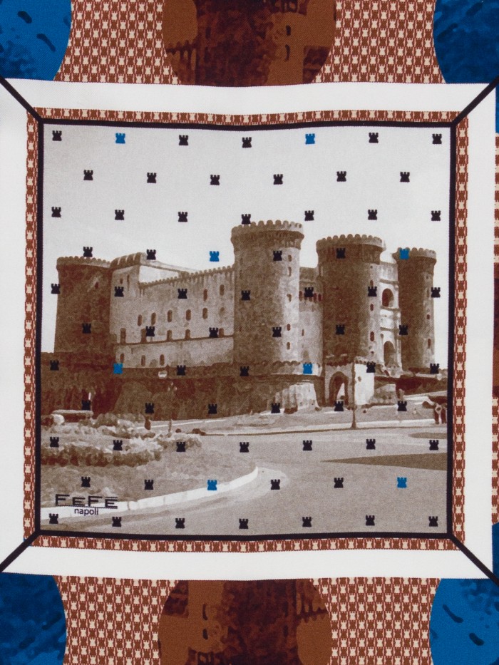 POCHETTE SETA MASCHIO ANGIOINO