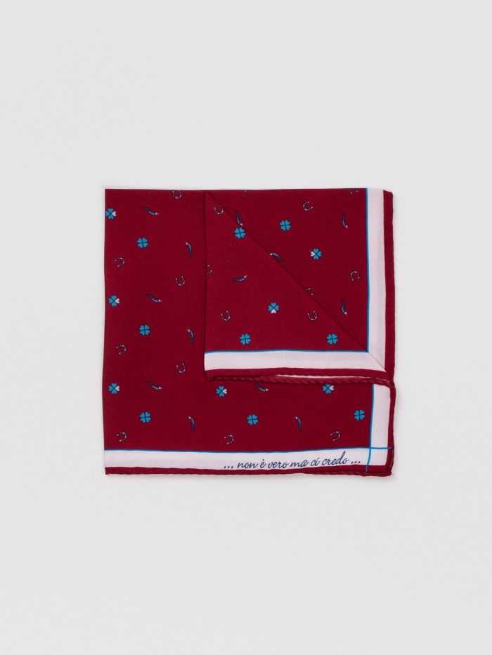 BORDEAUX SILK SCARAMANTIA...