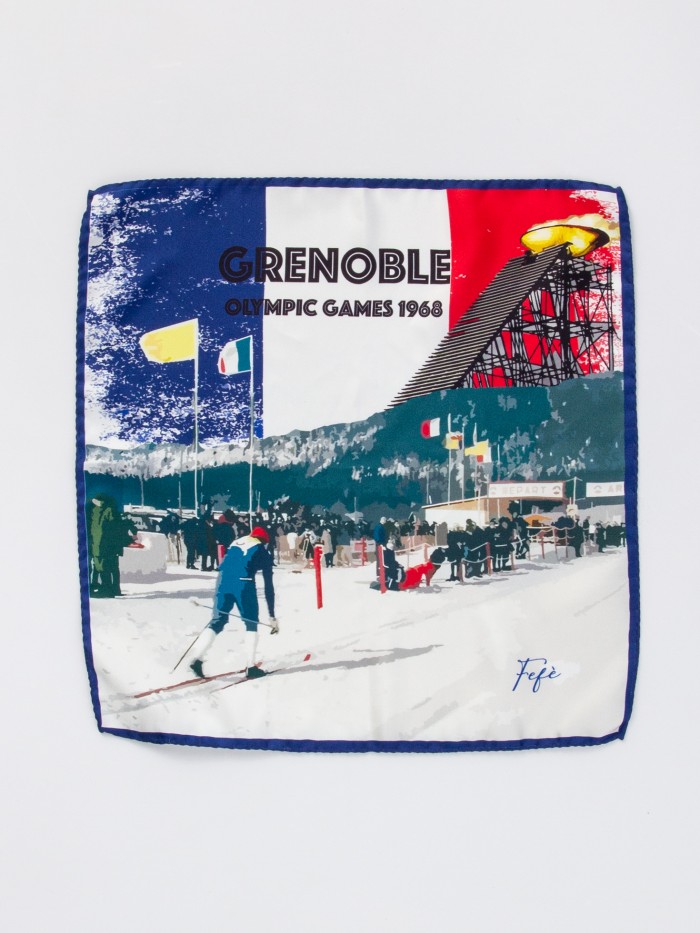 GRENOBLE OLYMPIC GAME SILK...