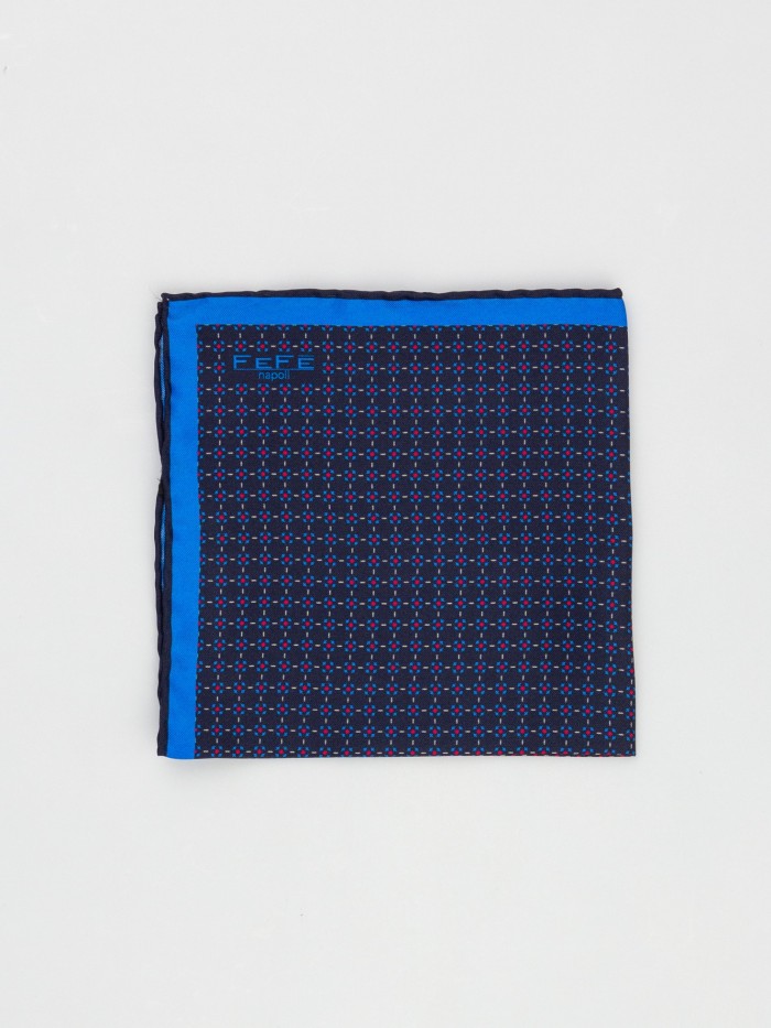 BLUE CIRCLES SILK GENTLEMAN...