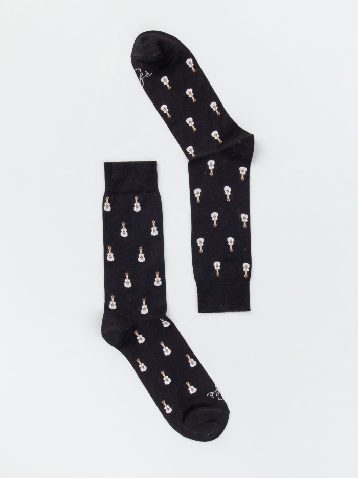 BLACK GUITAR SHORT DANDY...