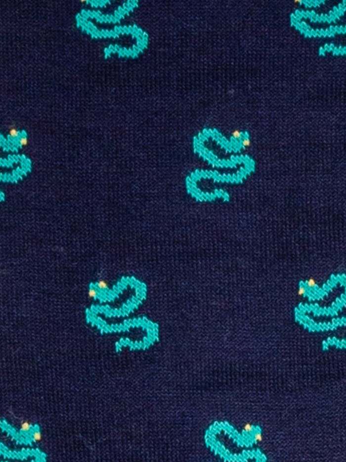 BLUE SNAKE MEN'S SOCKS