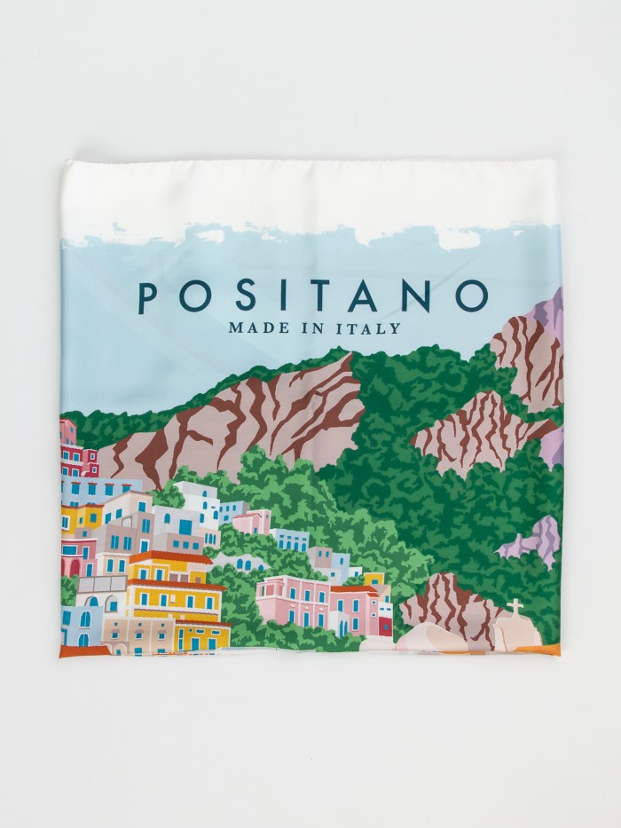 FOULARD SETA CARTOLINA...