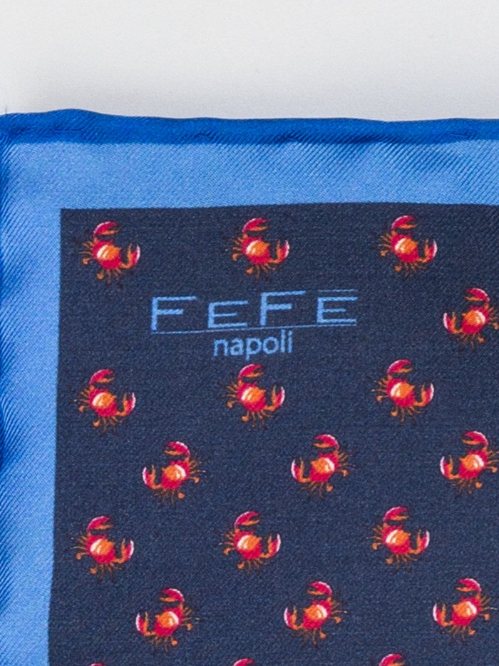 BLUE RED CRAB SILK DANDY...