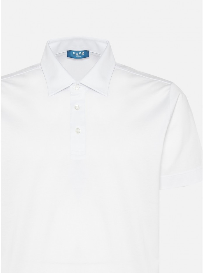 POLO FILO DI SCOZIA BIANCO