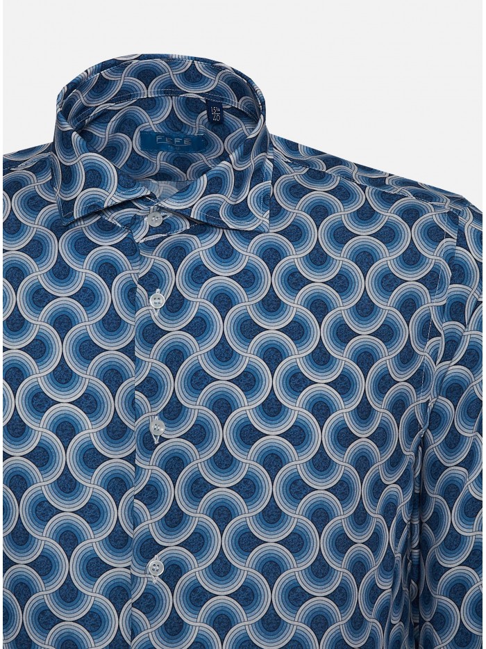 BLUE MULTICIRCLES PRINTED...
