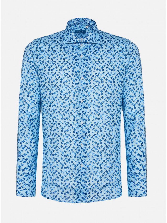 LIGHT-BLUE FLOWERS PRINTED...