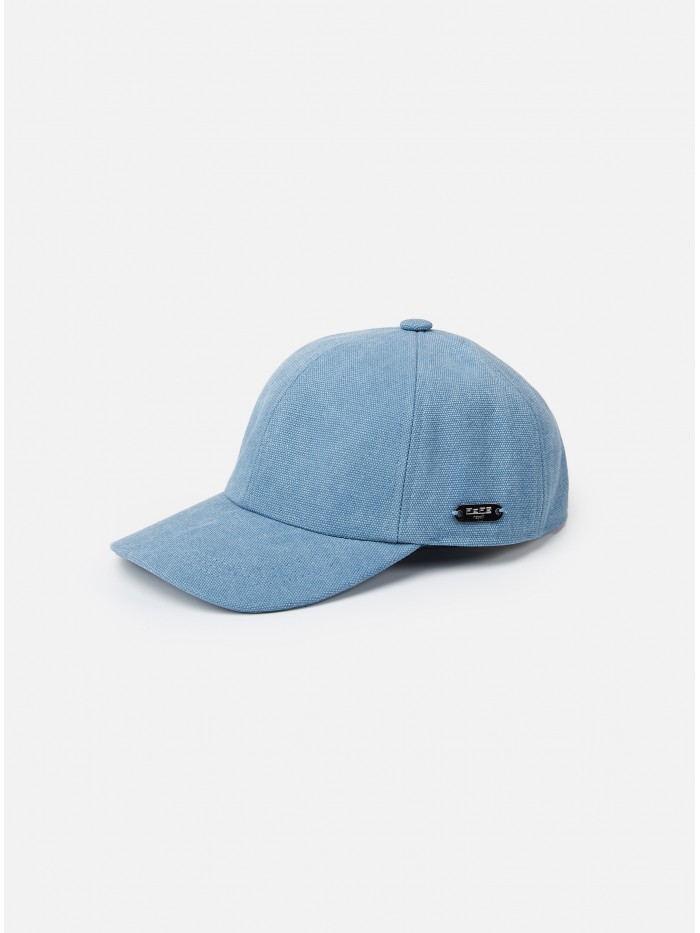 LIGHT-BLUE CANVAS BASEBALL CAP