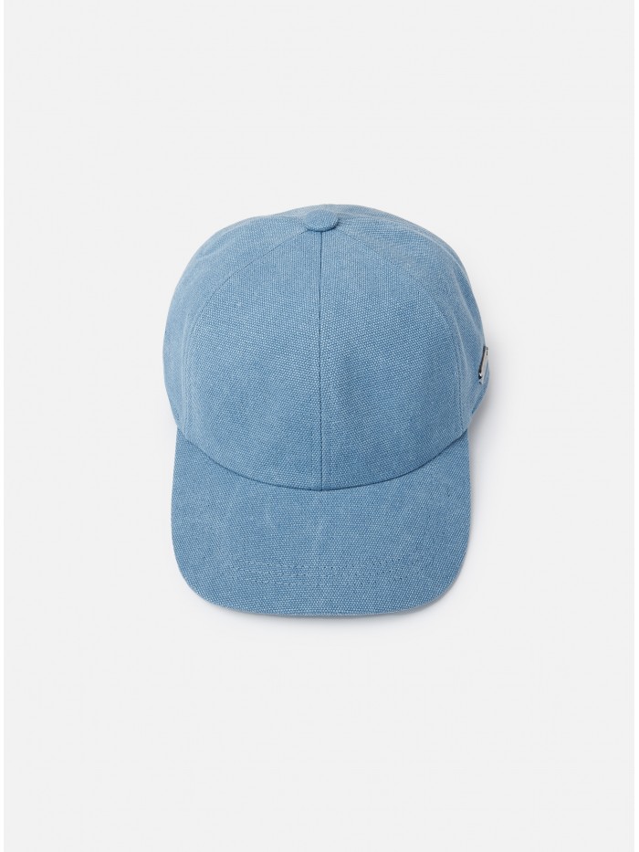 LIGHT-BLUE CANVAS BASEBALL CAP