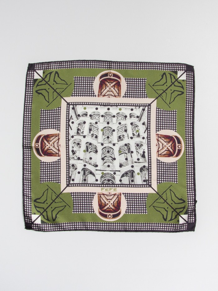 SPAGNUOLO SILK POCKET SQUARE