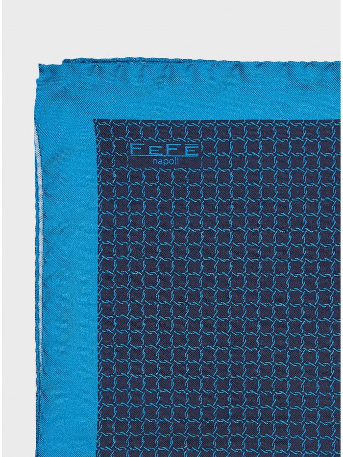 BLUE CHAIN SILK GENTLEMAN...
