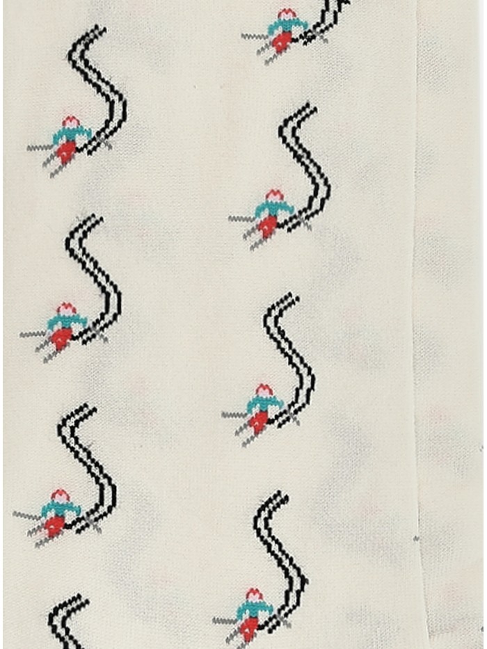 WHITE SKIERS MEN'S SOCKS