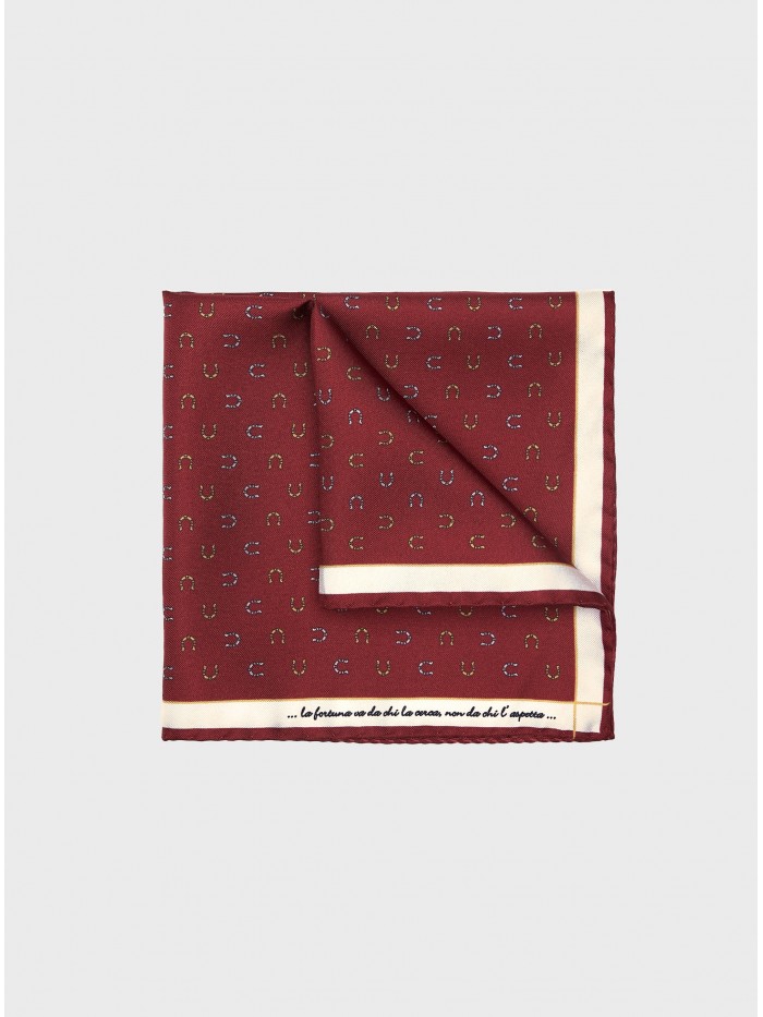 BORDEAUX SILK HORSESHOE...