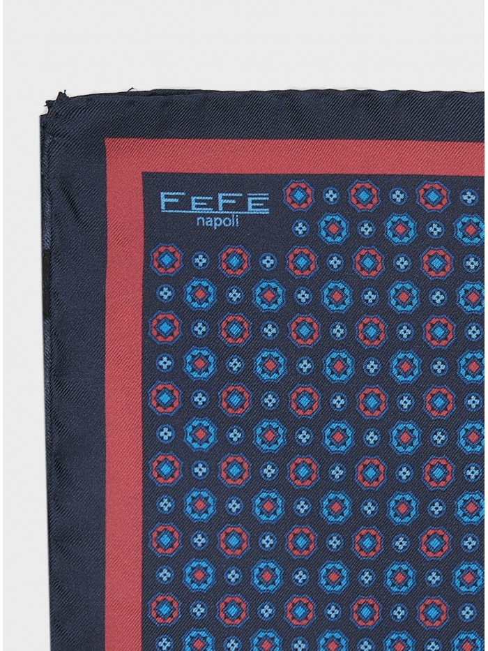 POCHETTE SETA GENTLEMAN GEO...