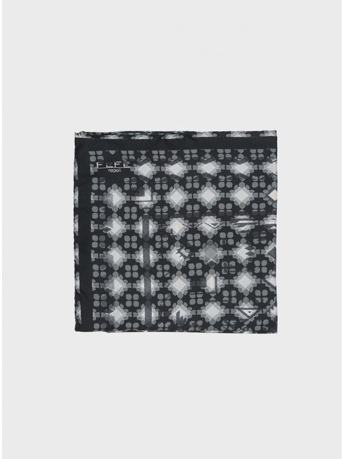 GREY BLACK SILK DANDY...