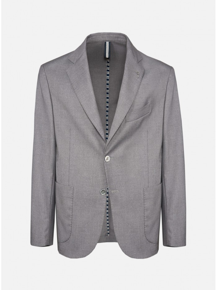 GREY MICRO FLANNEL...
