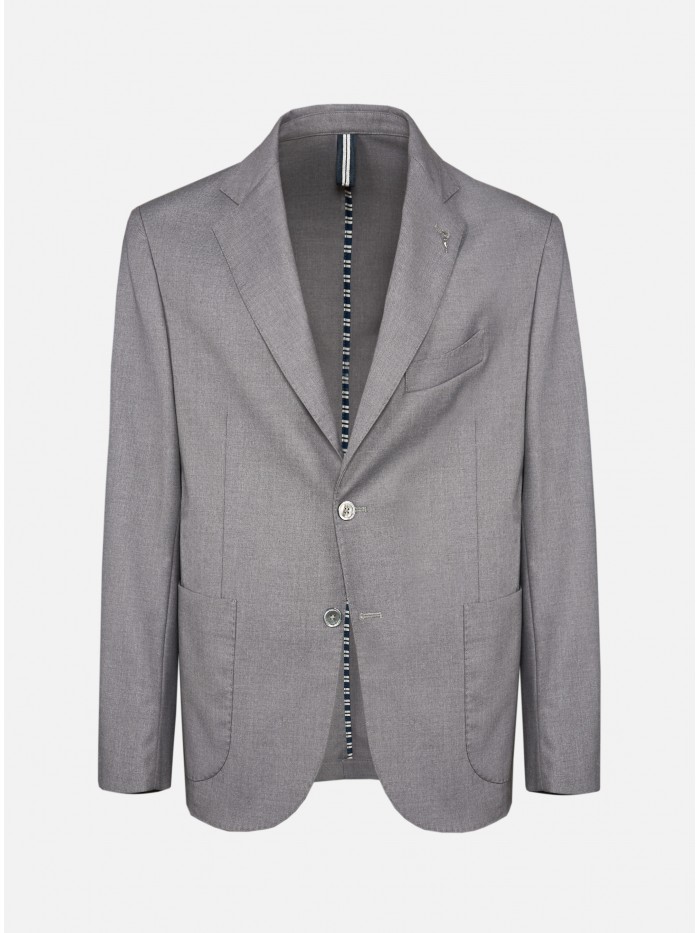 GREY MICRO FLANNEL...