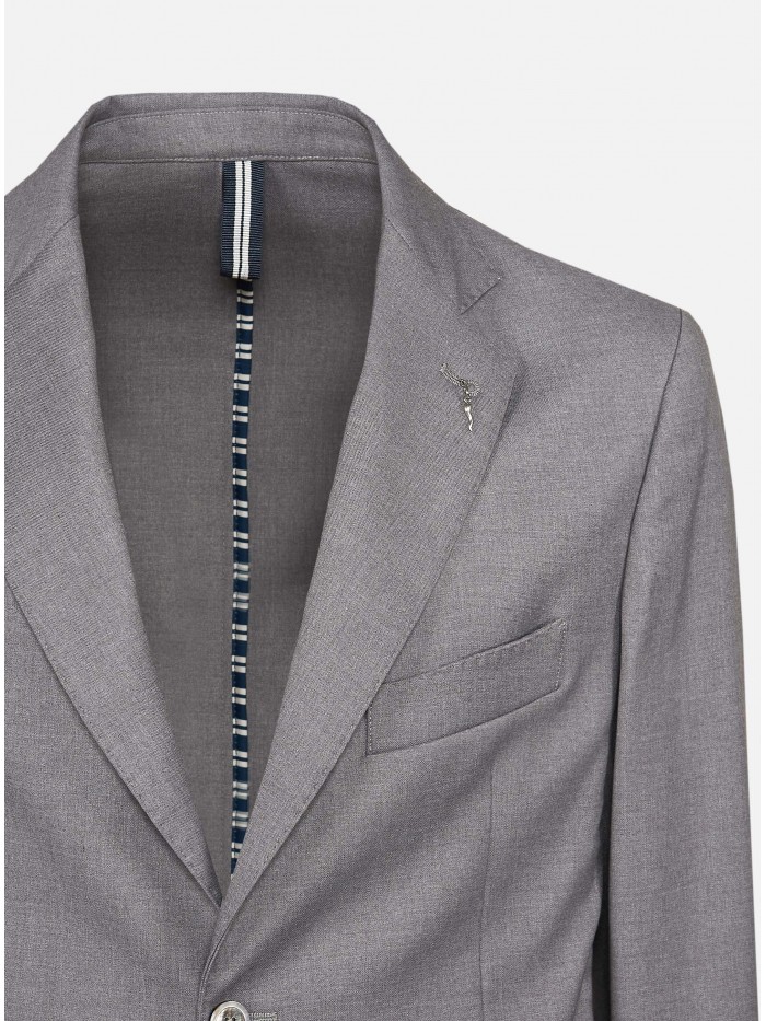 GREY MICRO FLANNEL...