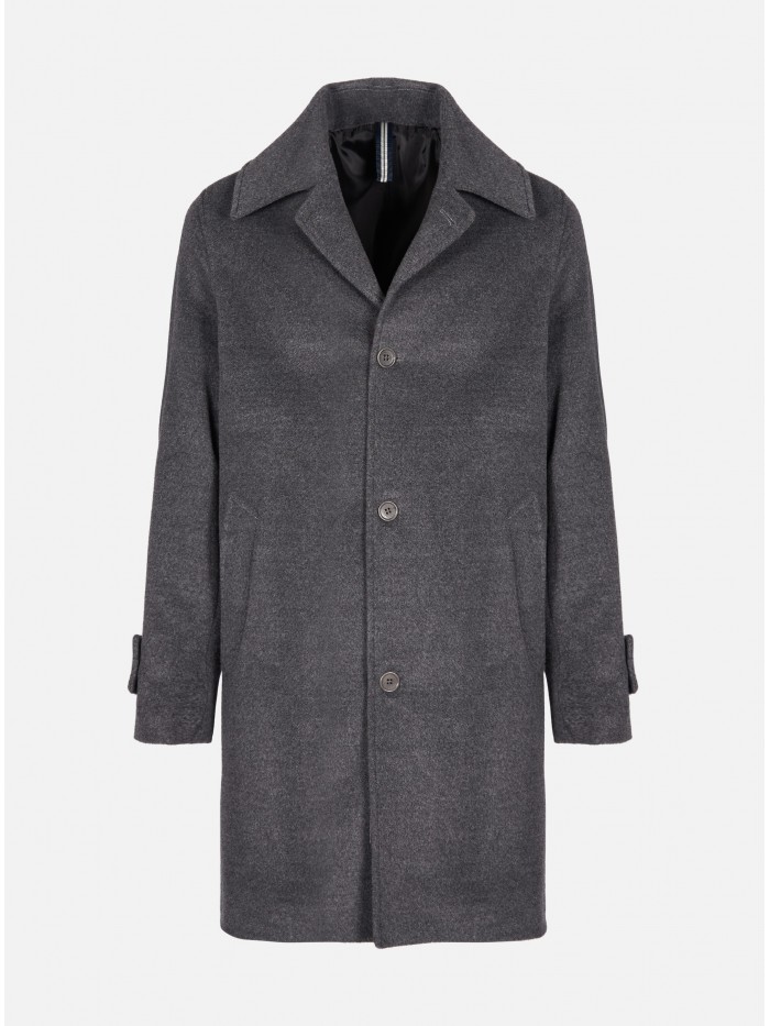 GREY WOOL COAT