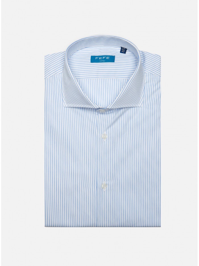 LIGHT-BLUE NARROW STRIPES...