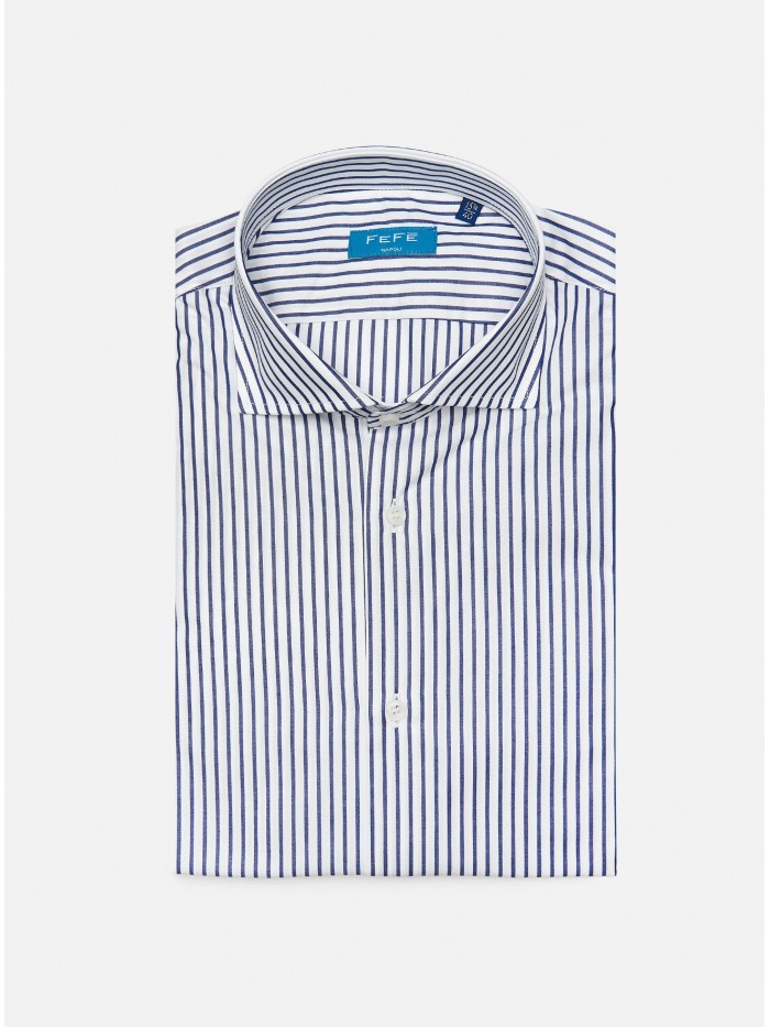 BLUE STRIPES COTTON SHIRT