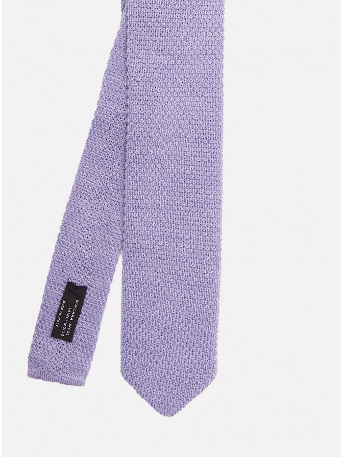 VIOLET TRICOT WOOL TIE