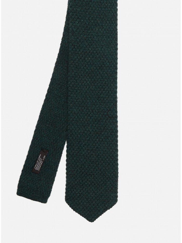 CRAVATTA CASHMERE TRICOT VERDE