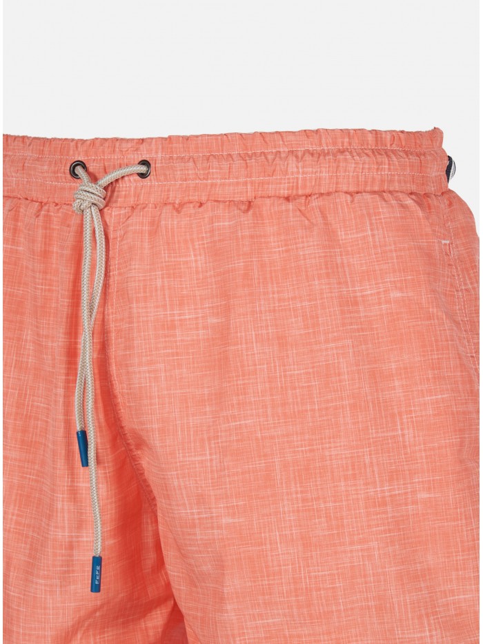 ORANGE LINEN TEXTURE SWIM...