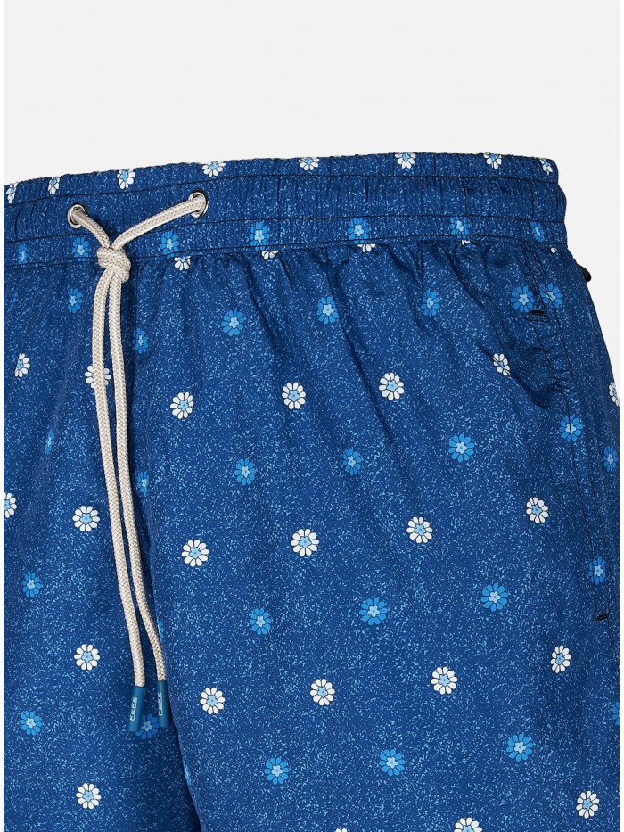 BOXER DA MARE FIORE BLU