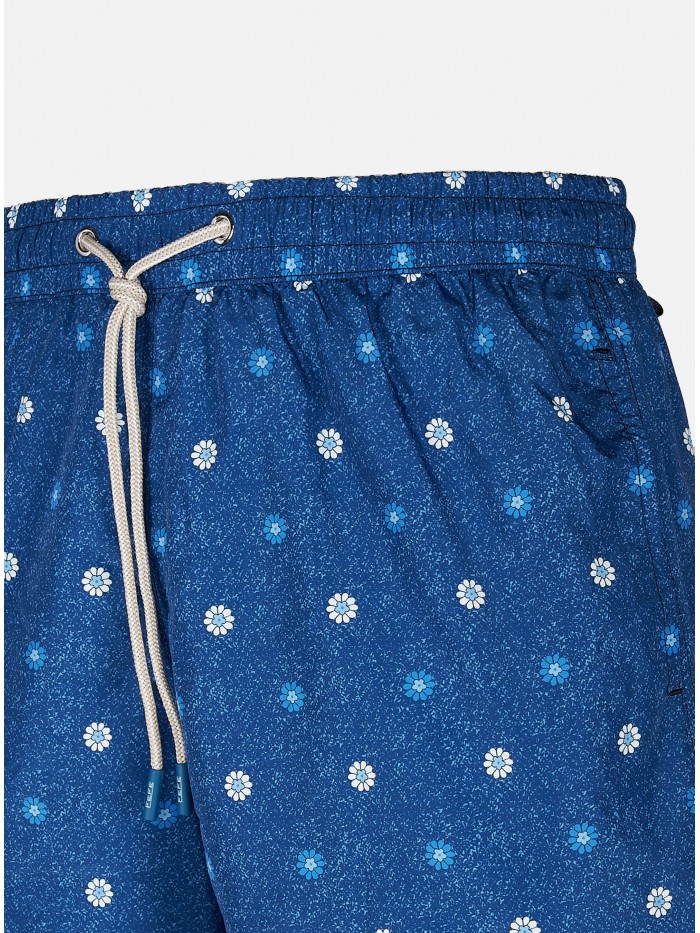 BOXER DA MARE FIORE BLU
