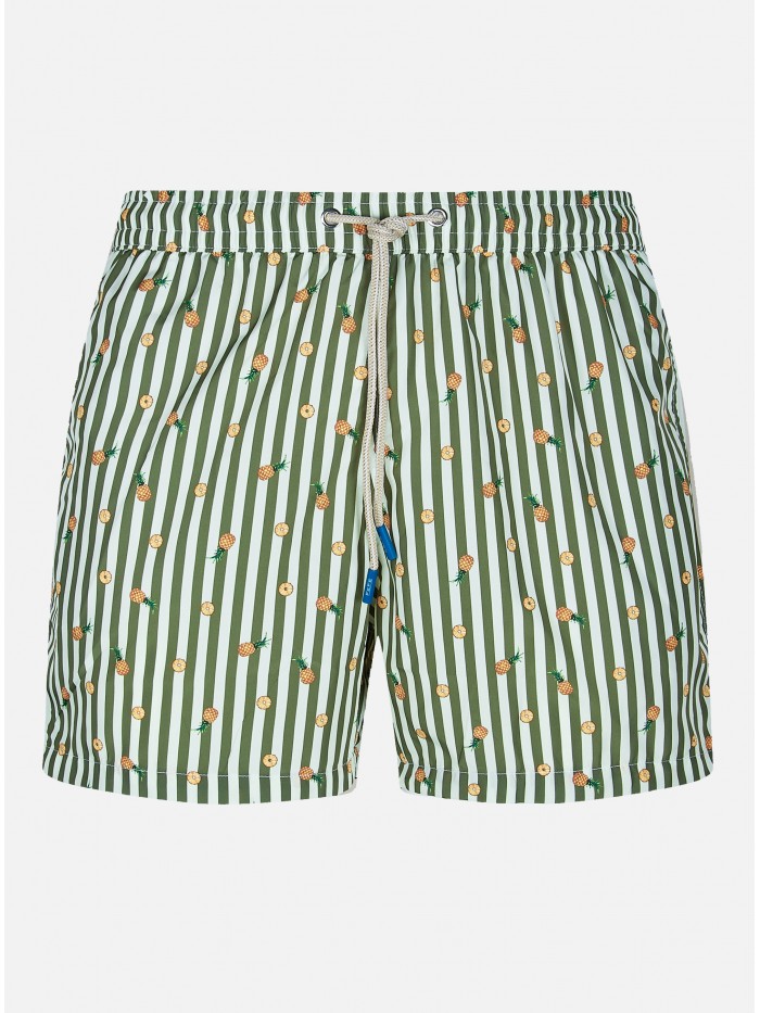 GREEN ANANAS STRIPED SWIM...