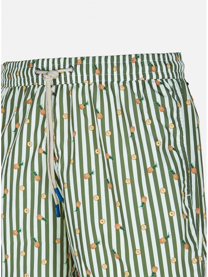 BOXER DA MARE RIGHE ANANAS...
