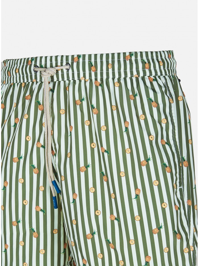 BOXER DA MARE RIGHE ANANAS...