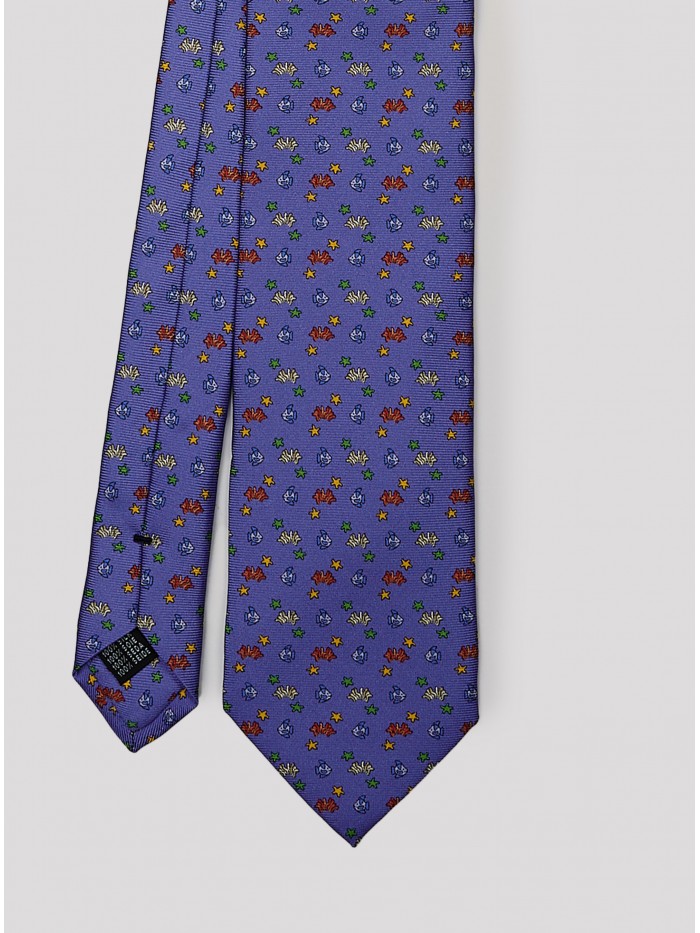 CRAVATTA SETA DANDY MARE LILLA