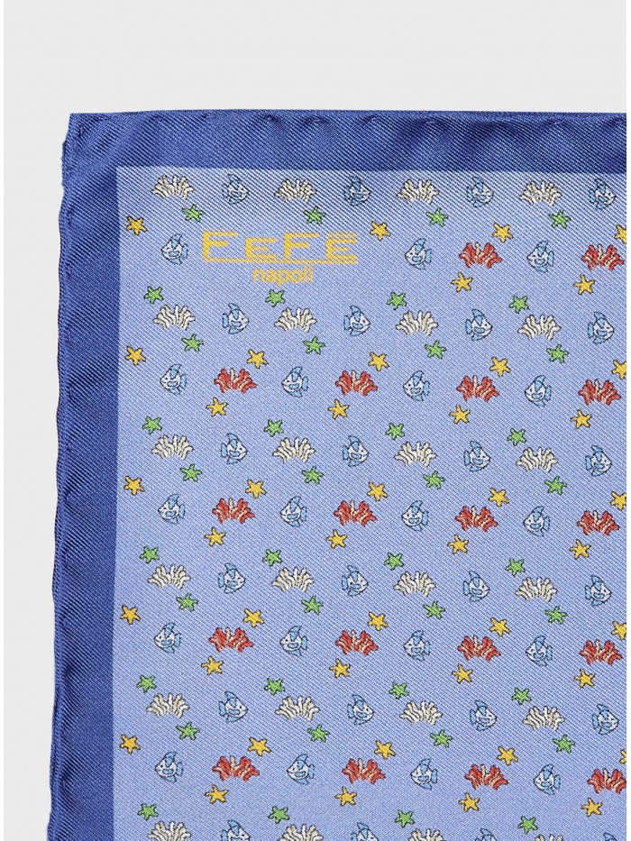 VIOLET SEA DANDY POCKET SQUARE