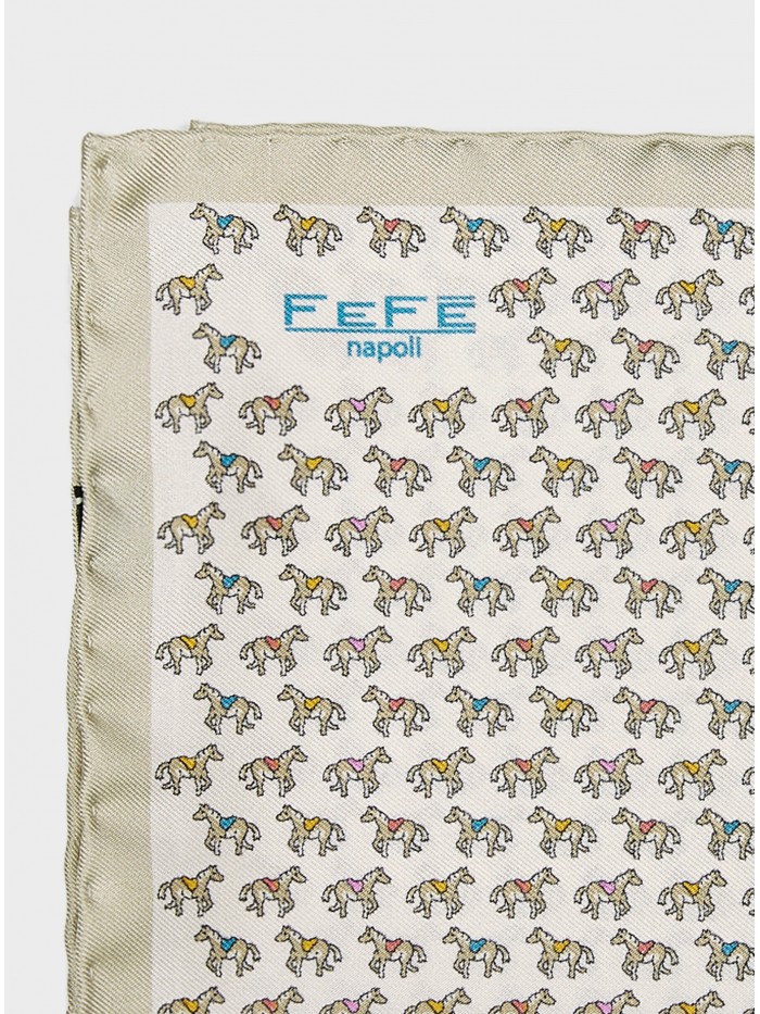 BEIGE HORSES DANDY POCKET...