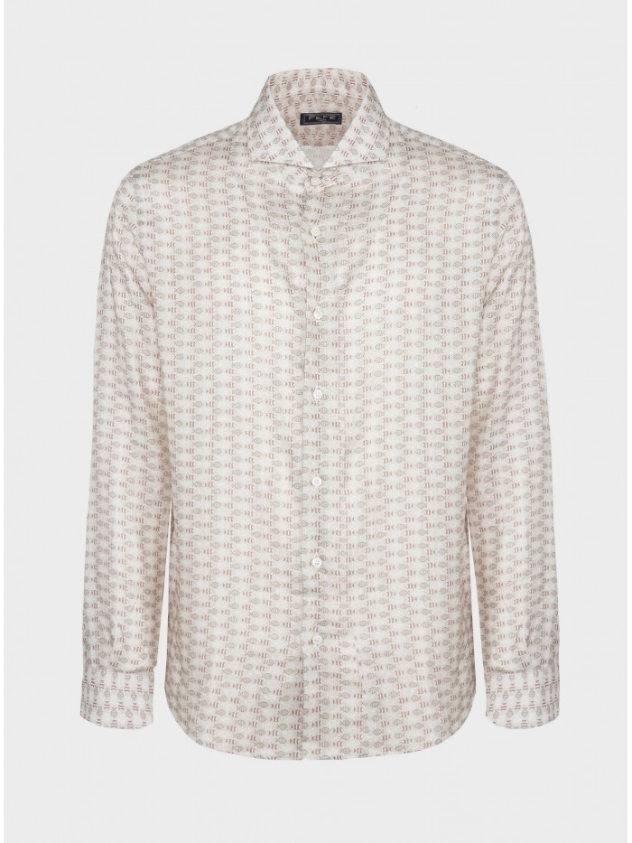 SAND FISHES PRINTED LINEN...