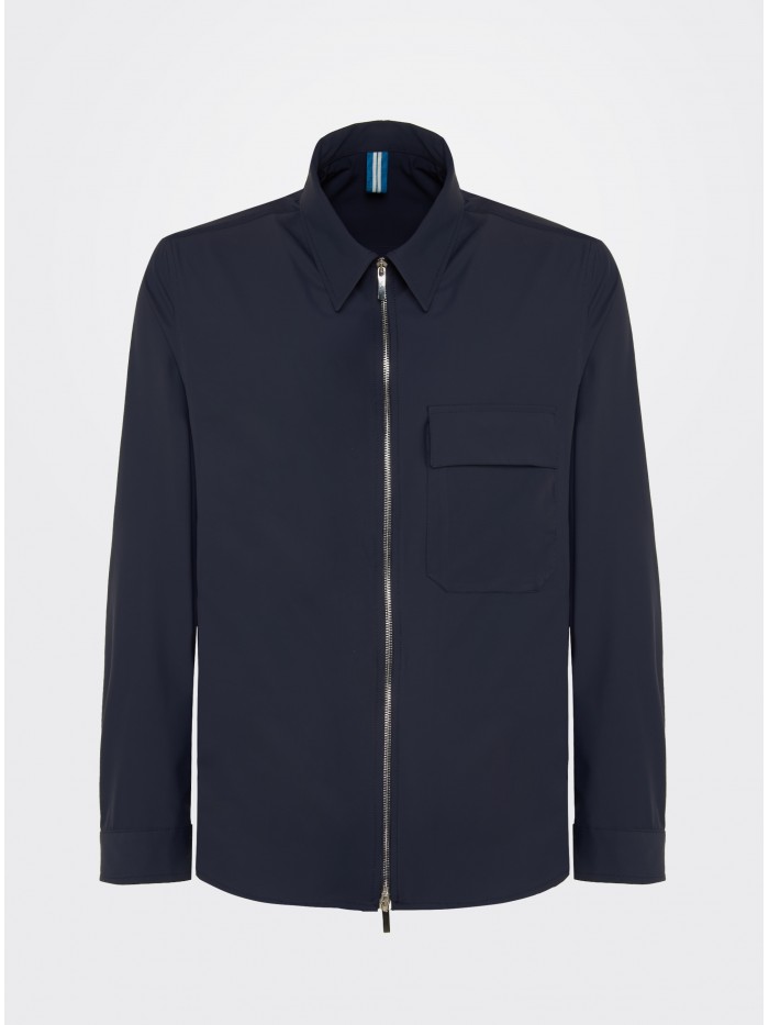 BLUE TECH NYLON JACKET