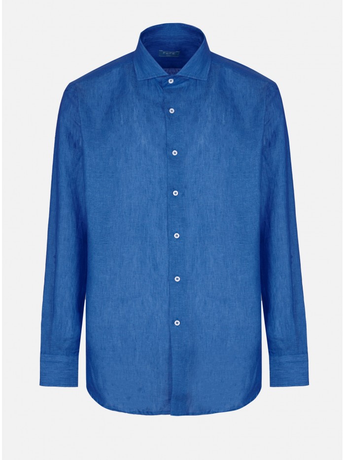 BLUE LINEN SHIRT