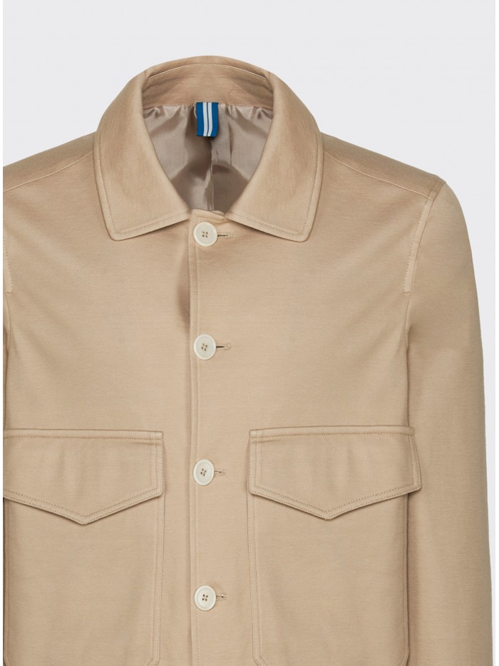 BEIGE COMFORT COTTON JACKET
