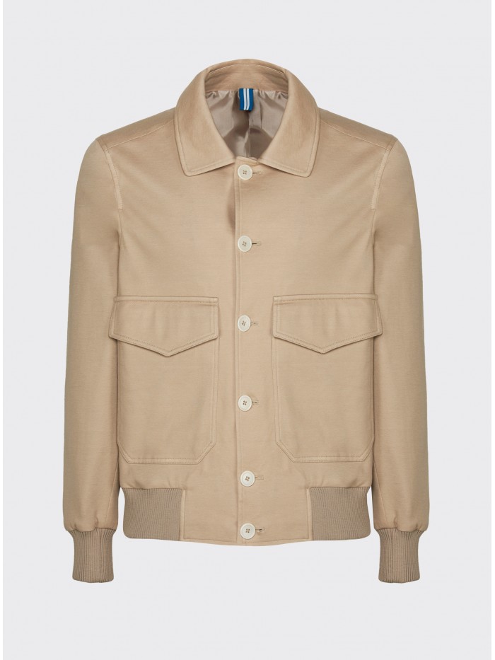 BEIGE COMFORT COTTON JACKET