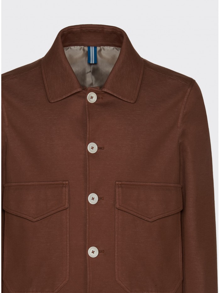GIUBBA COTONE COMFORT CACAO
