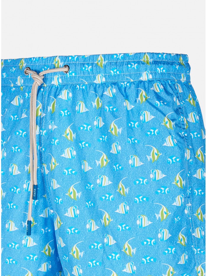 BOXER DA MARE PESCI CELESTE