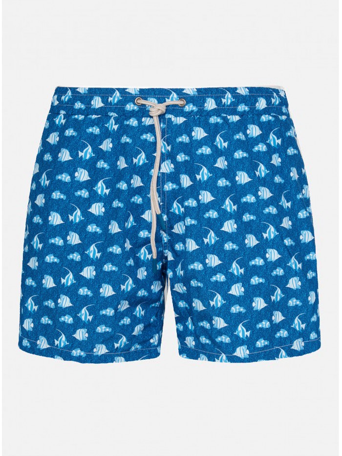 BLUE FISHES SWIM SHORT