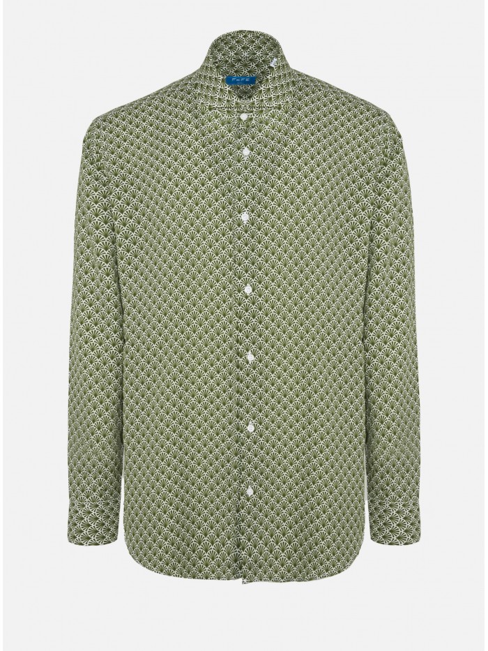 GREEN ARCHES PRINTED SHIRT