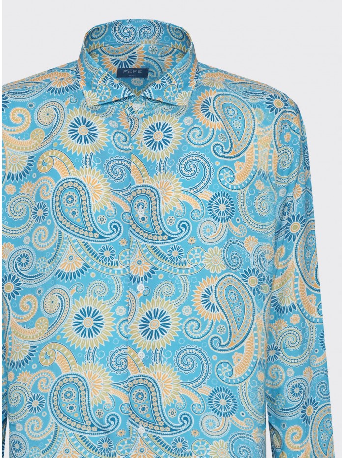 CAMICIA STAMPATA PAISLEY...