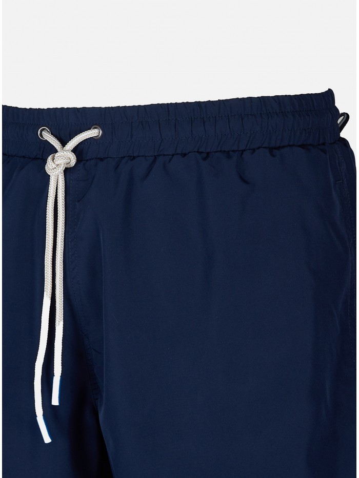 BLUE SOLID SWIM SHORT