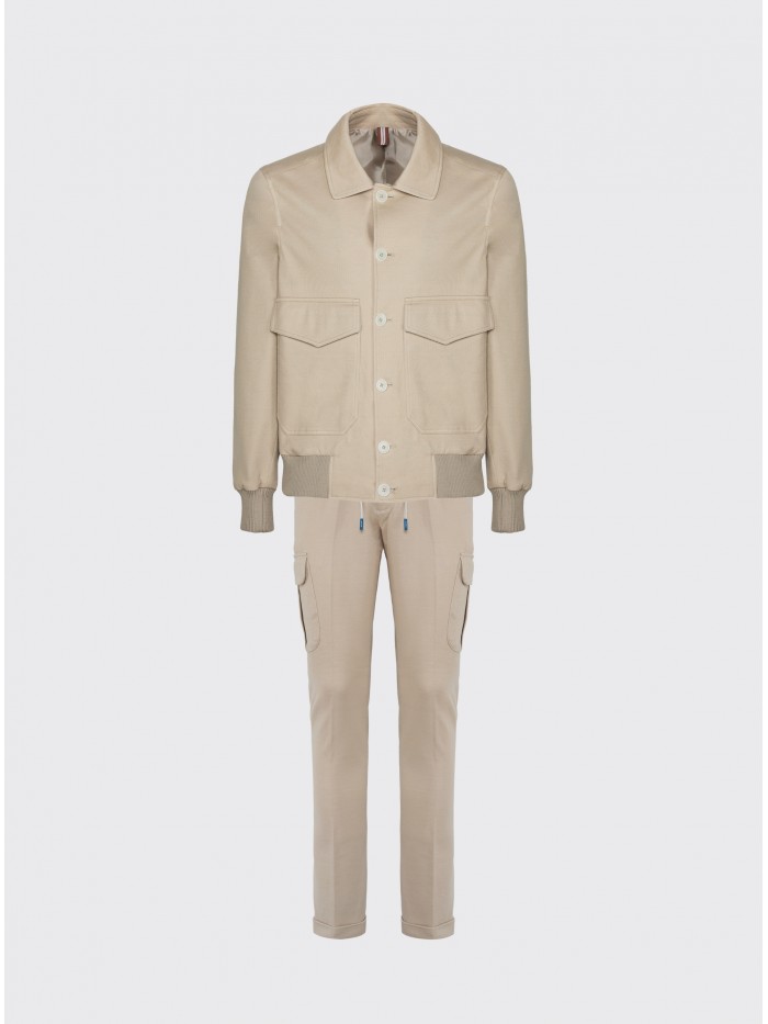 BEIGE COMFORT COTTON SUIT