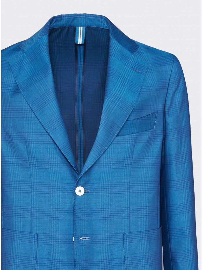 TEAL La Solaro CHECK JACKET