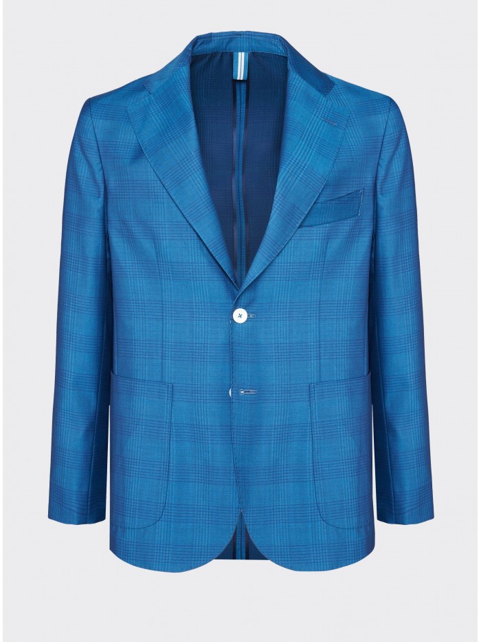 TEAL La Solaro CHECK JACKET